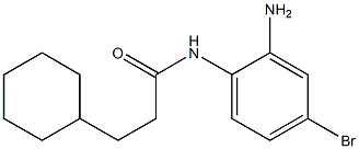 N-(2-amino-4-bromophenyl)-3-cyclohexylpropanamide Structure