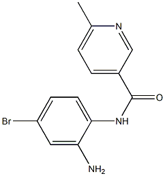 N-(2-amino-4-bromophenyl)-6-methylpyridine-3-carboxamide 구조식 이미지