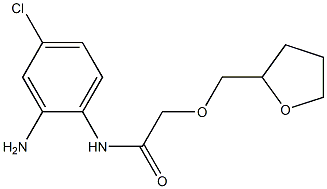 N-(2-amino-4-chlorophenyl)-2-(oxolan-2-ylmethoxy)acetamide 구조식 이미지