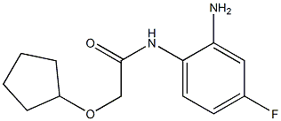 N-(2-amino-4-fluorophenyl)-2-(cyclopentyloxy)acetamide 구조식 이미지