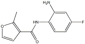 N-(2-amino-4-fluorophenyl)-2-methyl-3-furamide Structure