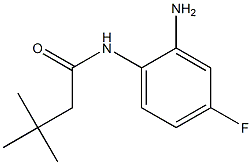 N-(2-amino-4-fluorophenyl)-3,3-dimethylbutanamide Structure