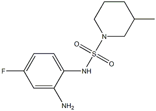 N-(2-amino-4-fluorophenyl)-3-methylpiperidine-1-sulfonamide Structure