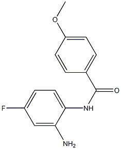 N-(2-amino-4-fluorophenyl)-4-methoxybenzamide 구조식 이미지