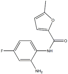 N-(2-amino-4-fluorophenyl)-5-methylfuran-2-carboxamide 구조식 이미지