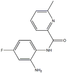 N-(2-amino-4-fluorophenyl)-6-methylpyridine-2-carboxamide Structure