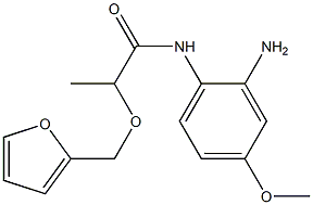 N-(2-amino-4-methoxyphenyl)-2-(2-furylmethoxy)propanamide Structure