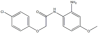 N-(2-amino-4-methoxyphenyl)-2-(4-chlorophenoxy)acetamide Structure