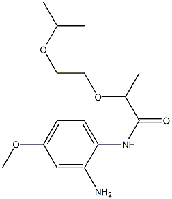 N-(2-amino-4-methoxyphenyl)-2-[2-(propan-2-yloxy)ethoxy]propanamide Structure