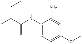 N-(2-amino-4-methoxyphenyl)-2-methylbutanamide Structure