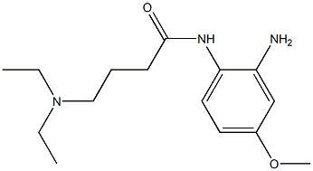 N-(2-amino-4-methoxyphenyl)-4-(diethylamino)butanamide 구조식 이미지