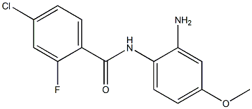 N-(2-amino-4-methoxyphenyl)-4-chloro-2-fluorobenzamide Structure