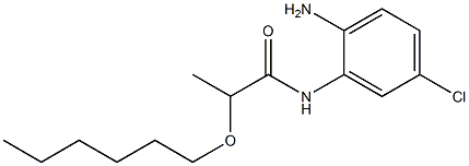 N-(2-amino-5-chlorophenyl)-2-(hexyloxy)propanamide 구조식 이미지