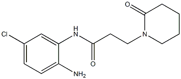 N-(2-amino-5-chlorophenyl)-3-(2-oxopiperidin-1-yl)propanamide 구조식 이미지