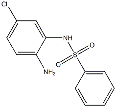 N-(2-amino-5-chlorophenyl)benzenesulfonamide 구조식 이미지