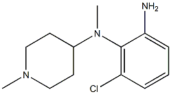 N-(2-amino-6-chlorophenyl)-N-methyl-N-(1-methylpiperidin-4-yl)amine Structure