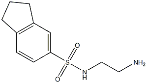 N-(2-aminoethyl)-2,3-dihydro-1H-indene-5-sulfonamide Structure
