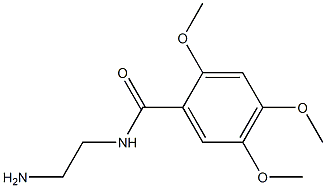 N-(2-aminoethyl)-2,4,5-trimethoxybenzamide 구조식 이미지