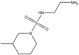 N-(2-aminoethyl)-3-methylpiperidine-1-sulfonamide 구조식 이미지