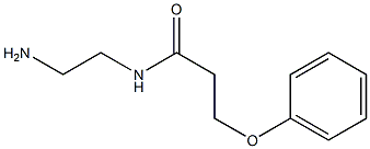 N-(2-aminoethyl)-3-phenoxypropanamide 구조식 이미지