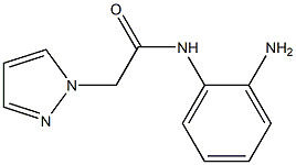 N-(2-aminophenyl)-2-(1H-pyrazol-1-yl)acetamide Structure