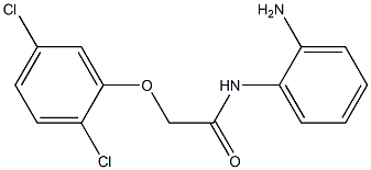 N-(2-aminophenyl)-2-(2,5-dichlorophenoxy)acetamide 구조식 이미지