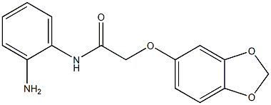 N-(2-aminophenyl)-2-(2H-1,3-benzodioxol-5-yloxy)acetamide Structure