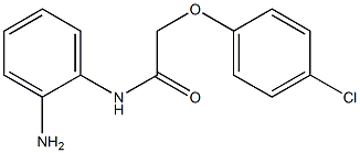 N-(2-aminophenyl)-2-(4-chlorophenoxy)acetamide 구조식 이미지