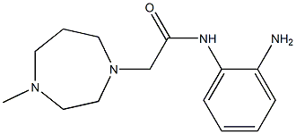 N-(2-aminophenyl)-2-(4-methyl-1,4-diazepan-1-yl)acetamide 구조식 이미지