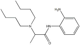N-(2-aminophenyl)-2-(dibutylamino)propanamide 구조식 이미지