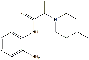 N-(2-aminophenyl)-2-[butyl(ethyl)amino]propanamide 구조식 이미지