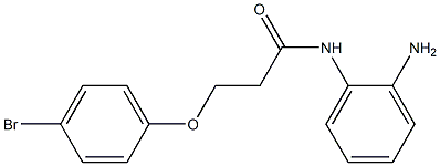 N-(2-aminophenyl)-3-(4-bromophenoxy)propanamide Structure