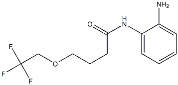 N-(2-aminophenyl)-4-(2,2,2-trifluoroethoxy)butanamide Structure