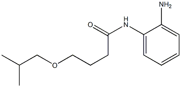 N-(2-aminophenyl)-4-(2-methylpropoxy)butanamide Structure