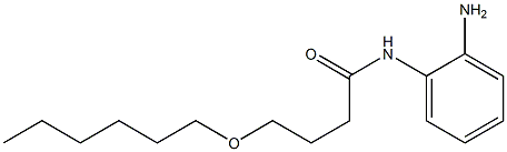 N-(2-aminophenyl)-4-(hexyloxy)butanamide 구조식 이미지