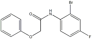 N-(2-bromo-4-fluorophenyl)-2-phenoxyacetamide Structure