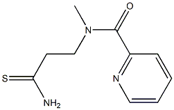 N-(2-carbamothioylethyl)-N-methylpyridine-2-carboxamide 구조식 이미지