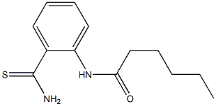 N-(2-carbamothioylphenyl)hexanamide Structure