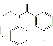 N-(2-cyanoethyl)-2,5-difluoro-N-phenylbenzamide Structure