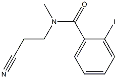 N-(2-cyanoethyl)-2-iodo-N-methylbenzamide 구조식 이미지