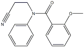 N-(2-cyanoethyl)-2-methoxy-N-phenylbenzamide Structure