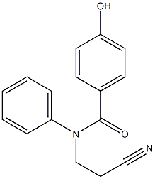 N-(2-cyanoethyl)-4-hydroxy-N-phenylbenzamide Structure