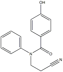 N-(2-cyanoethyl)-4-hydroxy-N-phenylbenzamide 구조식 이미지