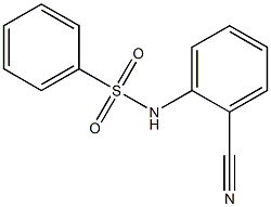 N-(2-cyanophenyl)benzenesulfonamide Structure