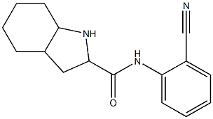 N-(2-cyanophenyl)octahydro-1H-indole-2-carboxamide 구조식 이미지