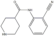 N-(2-cyanophenyl)piperidine-4-carboxamide 구조식 이미지