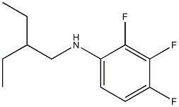 N-(2-ethylbutyl)-2,3,4-trifluoroaniline 구조식 이미지