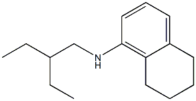 N-(2-ethylbutyl)-5,6,7,8-tetrahydronaphthalen-1-amine Structure
