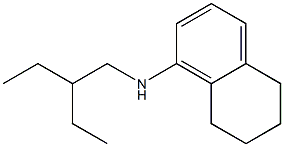 N-(2-ethylbutyl)-5,6,7,8-tetrahydronaphthalen-1-amine 구조식 이미지