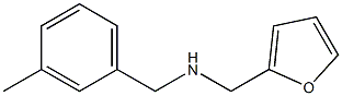 N-(2-furylmethyl)-N-(3-methylbenzyl)amine 구조식 이미지